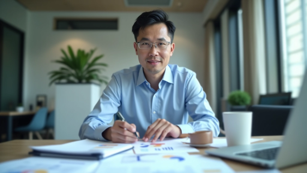 Economic data visualization with financial charts and growth metrics displayed on professional workspace